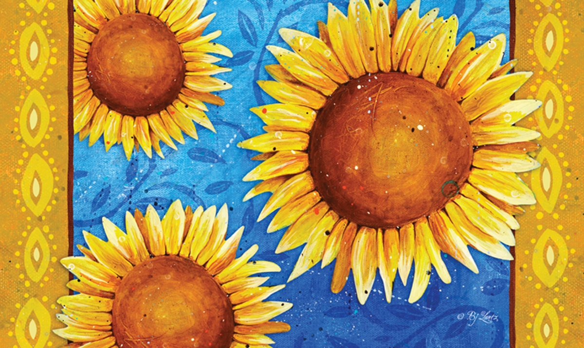 800017 Sweet Sunflowers Standard Design Mat