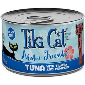 Phi-759077 1.67 Oz Cat Aloha Friends Tuna Tilapia Pumpkin Can