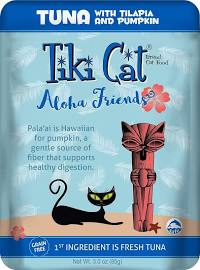 Phi-759098 1.67 Oz Cat Aloha Friends Tuna Tilapia Pumpkin