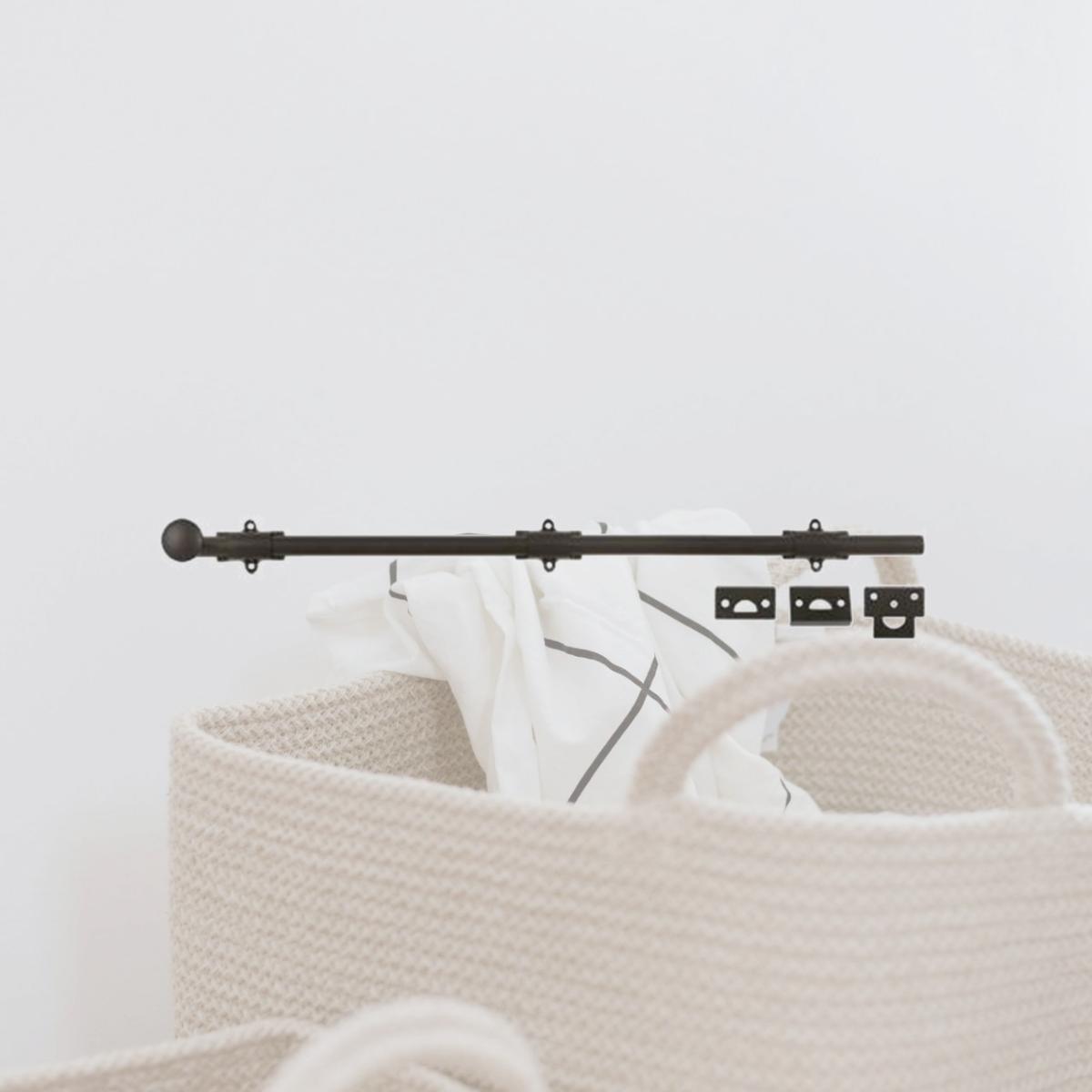Picture of Deltana 24SB10B 24 in. Heavy Duty Surface Bolt- Oil Rubbed Bronze - Solid 