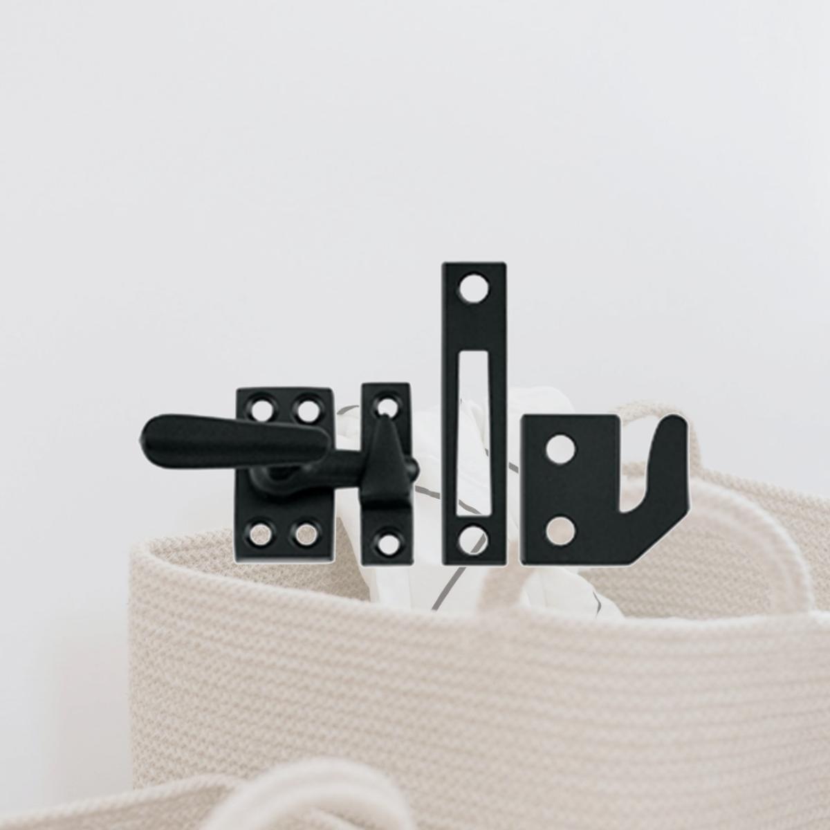 Picture of Deltana CF066U19 Casement Fastener Window Lock- Small - Black - Solid 