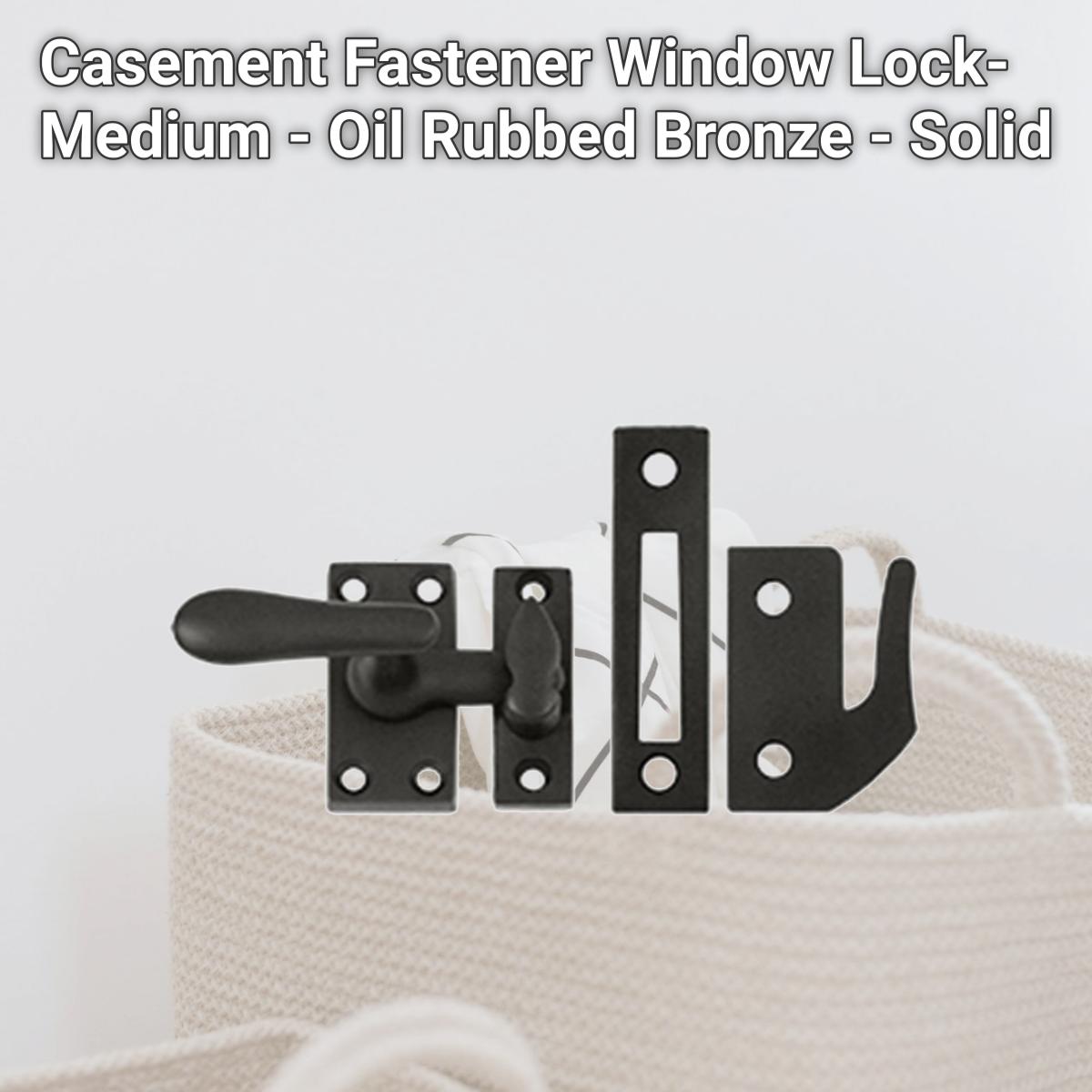 Picture of Deltana CF66U10B Casement Fastener Window Lock- Medium - Oil Rubbed Bronze - Solid 