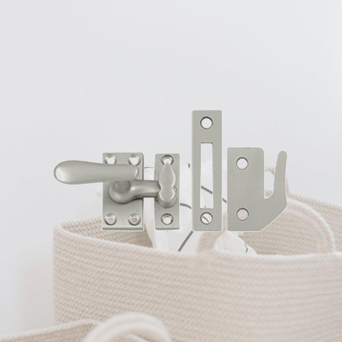 Picture of Deltana CF66U15 Casement Fastener Window Lock- Medium - Satin Nickel - Solid 