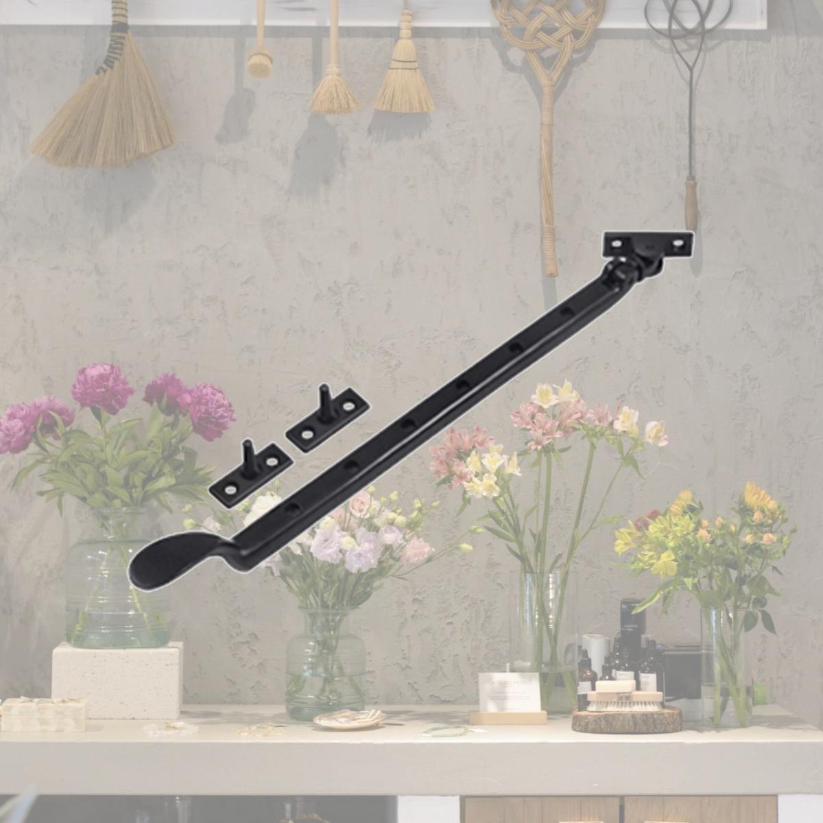 Picture of Deltana CSA13U19 13 in. Colonial Casement Stay Adjuster- Black - Solid 