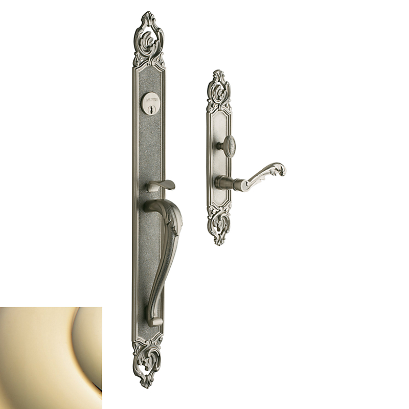 6948003rent Victoria Complete Lock Trim - Lifetime Polished Brass