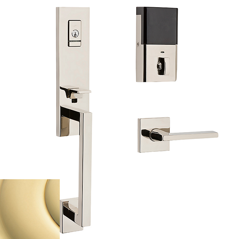 85391031rent Minneapolis Right Handed Single Cylinder Keyed Entry Sectional Handleset - Non-lacquered Brass