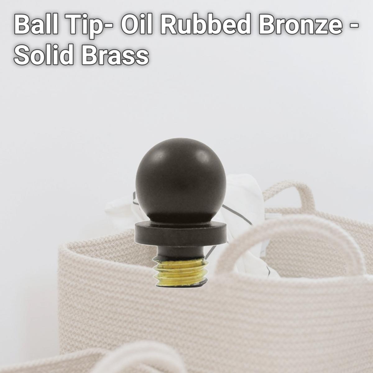 Picture of Deltana DSBT10B Ball Tip- Oil Rubbed Bronze - Solid Brass