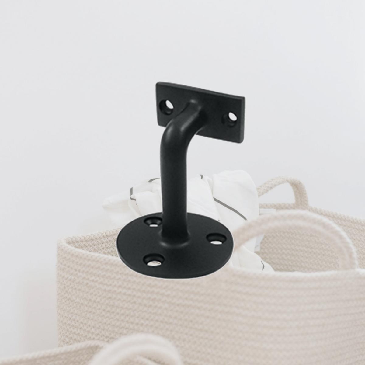 Picture of Deltana HRC253U19 3 in. Projection Hand Rail Brackets- Black - Solid 