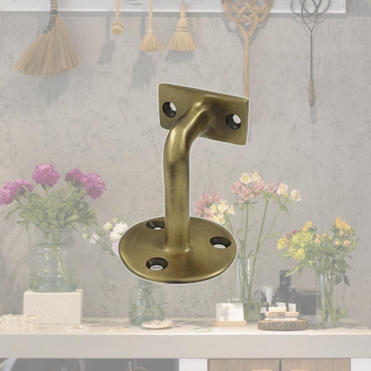 Picture of Deltana HRC253U5 3 in. Projection Hand Rail Brackets- Antique 