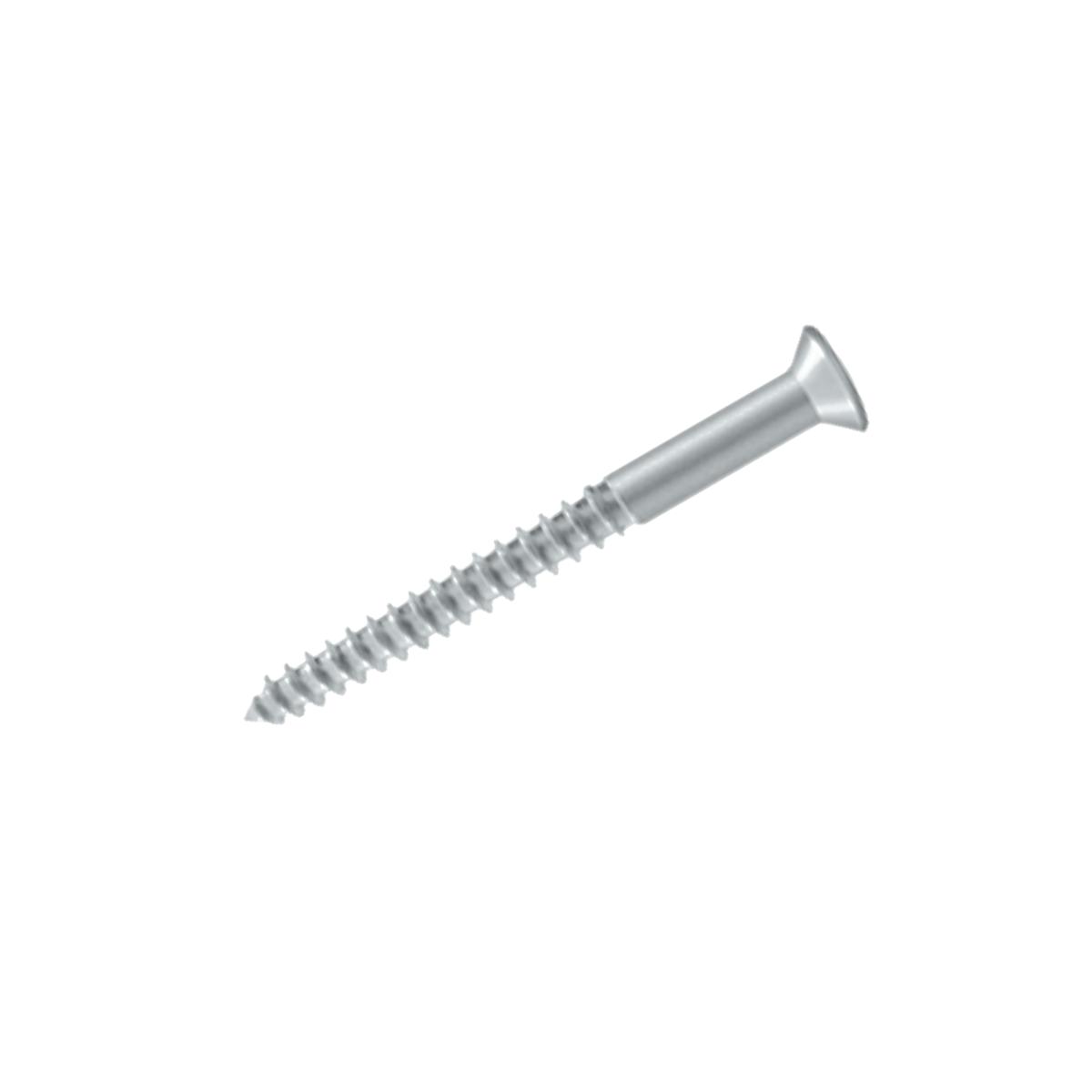 Picture of Deltana SCWB1225U26D 2.5 in. Wood Screw No. 12- Satin Chrome - Solid Brass