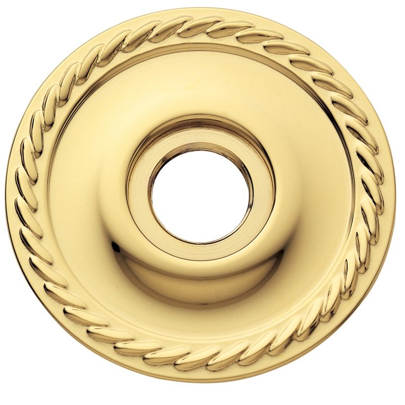 0.625 In. Passage Rope Rose - Unlacquered Brass