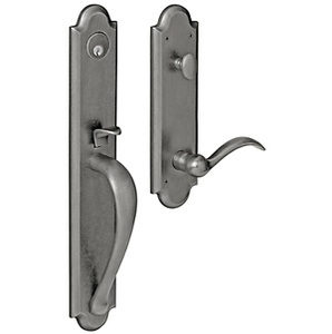 M514102rent Boulder Full Escutcheon Right Hand Single Cylinder Entry Mortise Trim - Oil Rubbed Bronze