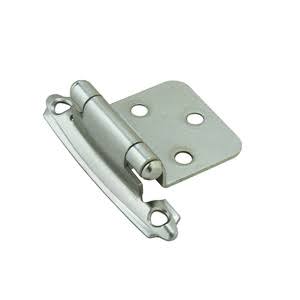 Amerock BPR3429G10 Self-Closing, Face Mount Hinges, Satin Nickel