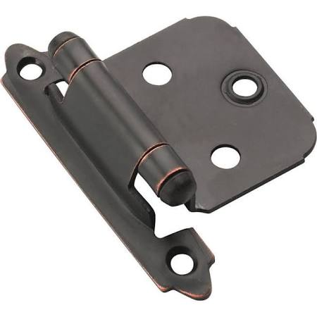 Amerock BPR3429ORB Self-Closing, Face Mount Hinges, Oil Rubbed Bronze