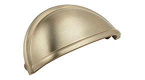 Amerock BP53010BBZ 3 in. Allison Cup Pull, Golden Champagne