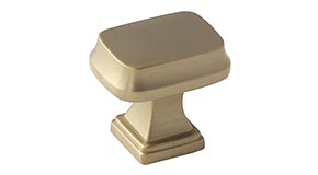 Amerock BP55340BBZ 1.25 in. Revitalize Rectangular Knob, Golden Champagne