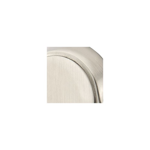 Modern Rectangular Flush Pull, Bright Chrome
