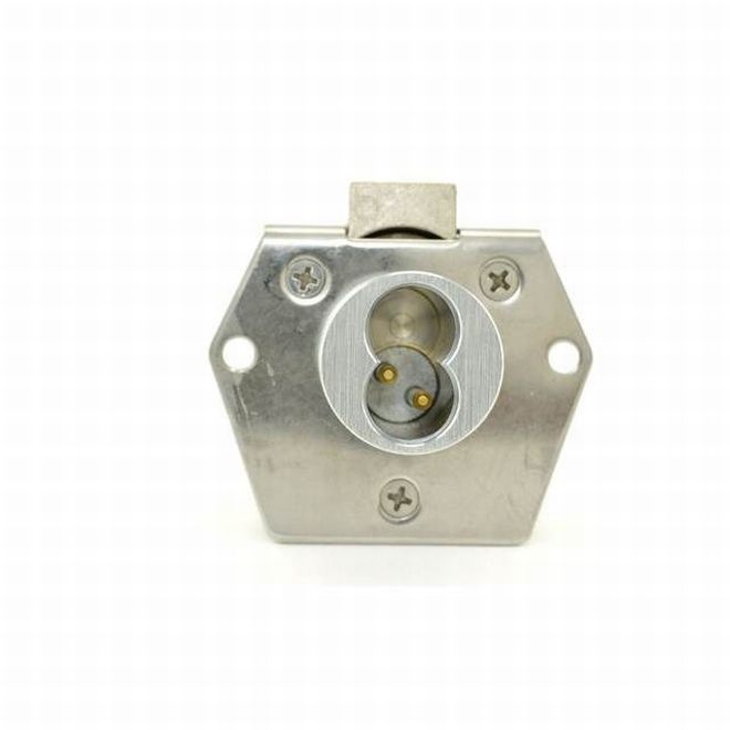 UPC 742431000067 product image for 5L Series 7 Pin Rim Latchbolt Vertical Cabinet Lock, Satin Chrome | upcitemdb.com