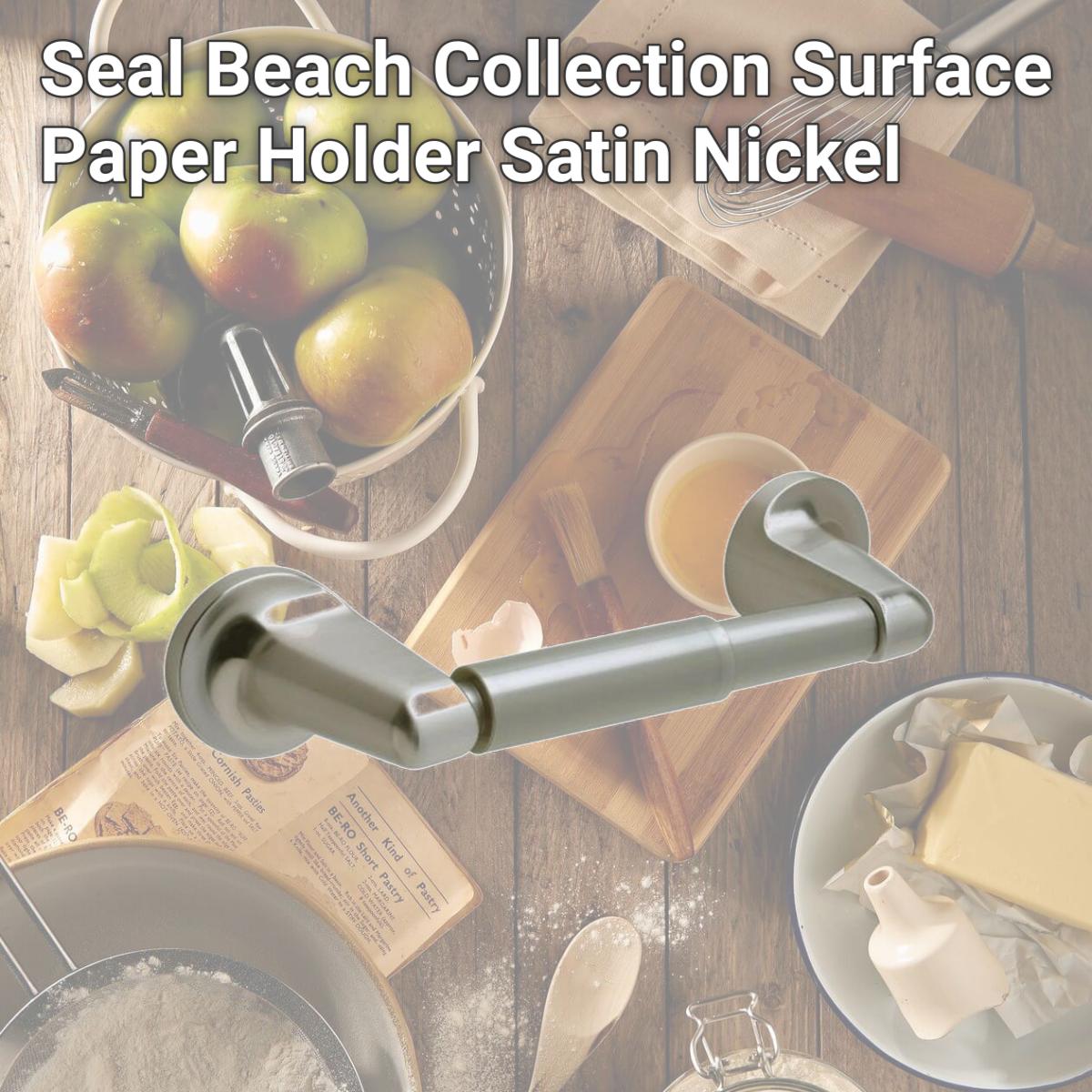 Picture of Pamex BC5SN42 Seal Beach Collection Surface Paper Holder, Satin Nickel