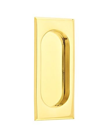Rectangular Flush Pull, Medium Bronze