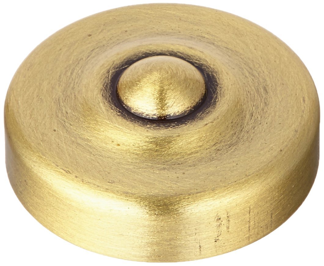 0129060 Colonial Screw Cover, Antique Brass With Brown