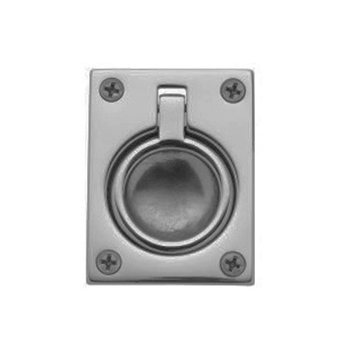 0394150 Flush Ring Door Pull For Sliding Doors, Satin Nickel