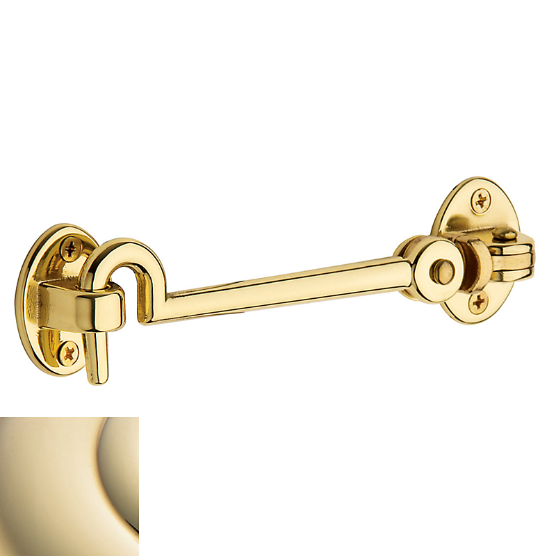 00952003 5.5 In. Cabin Door Hook, Polished Brass