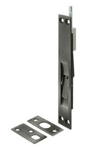 12efb10b 12 In. Extension Flush Bolt Heavy Duty Solid Brass - Oil Rubbed Bronze