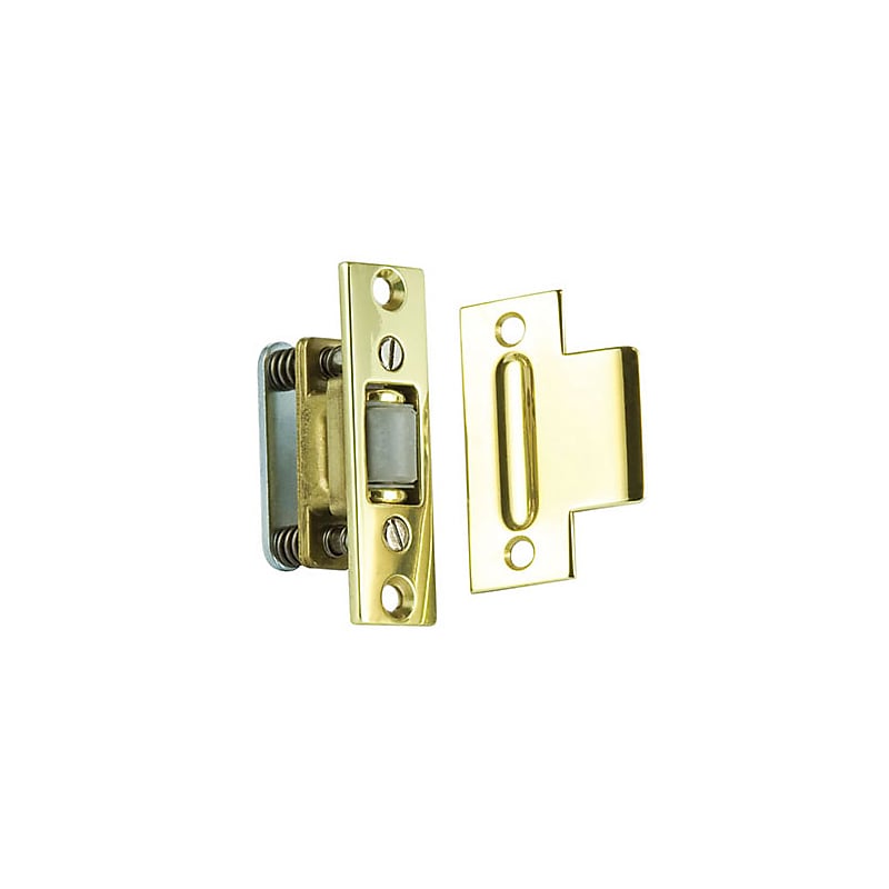 00432030 Roller Latch, Polished Brass