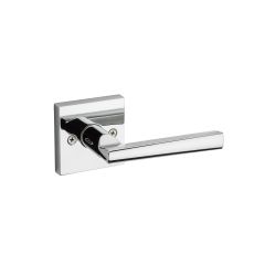 Kwikset 157mrlsqt-26 Montreal Single Dummy Lever With Square Rosette, Polished Chrome