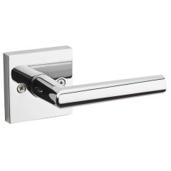 Kwikset 157milsqt-26 Milan Single Dummy Lever With Square Rosette, Polished Chrome