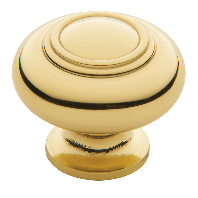 1.25 In. Ring Cabinet Pull - Polished Brass