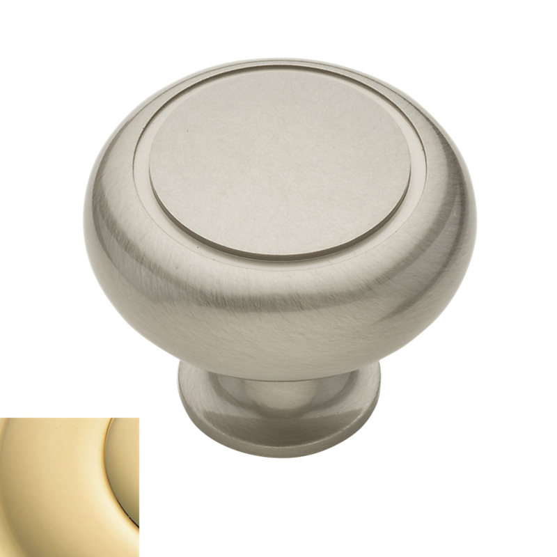 4494030 1.5 In. Deco Design Cabinet Knob - Polished Brass