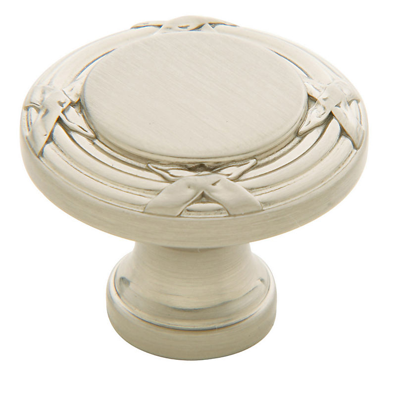 4629150 1.25 In. Round Edinburgh Cabinet Knob - Satin Nickel