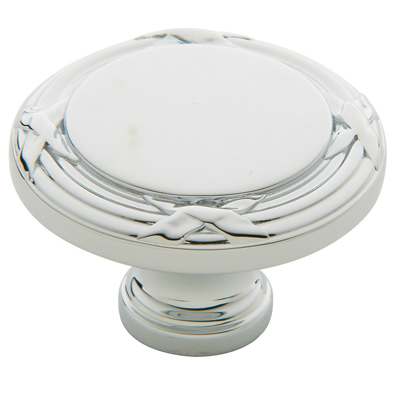 1.5 In. Round Edinburgh Cabinet Knob - Polished Chrome