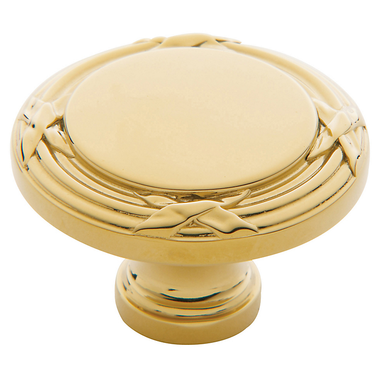 4630030 1.5 In. Round Edinburgh Cabinet Knob - Polished Brass