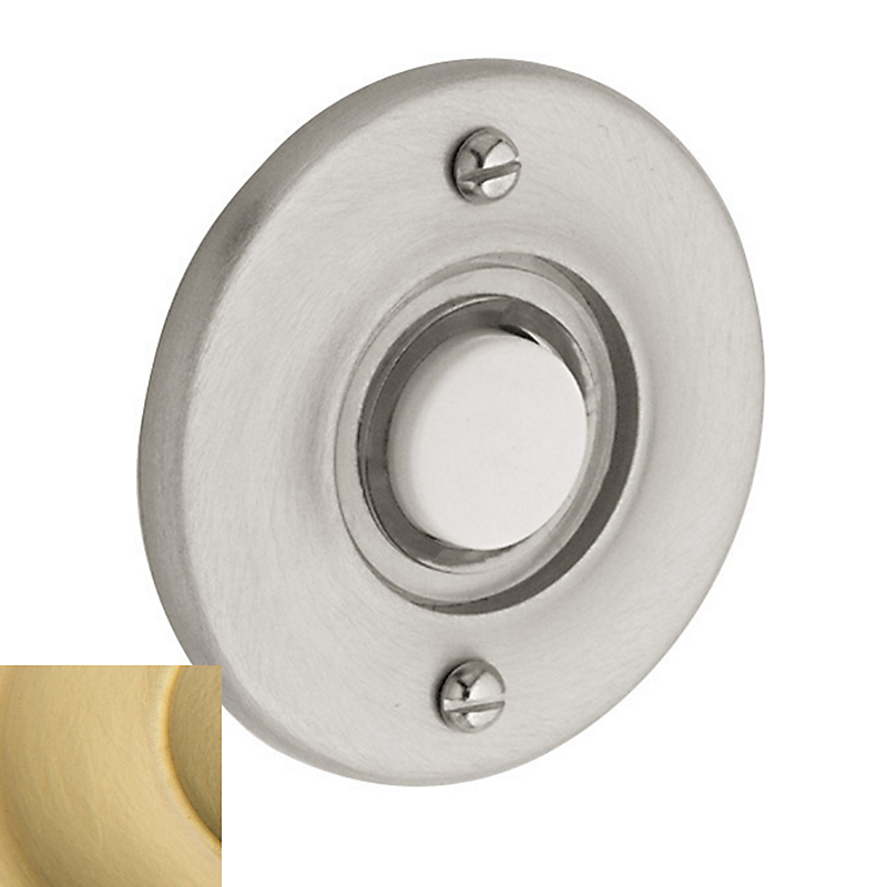 4851040 Round Bell Button - Satin Brass