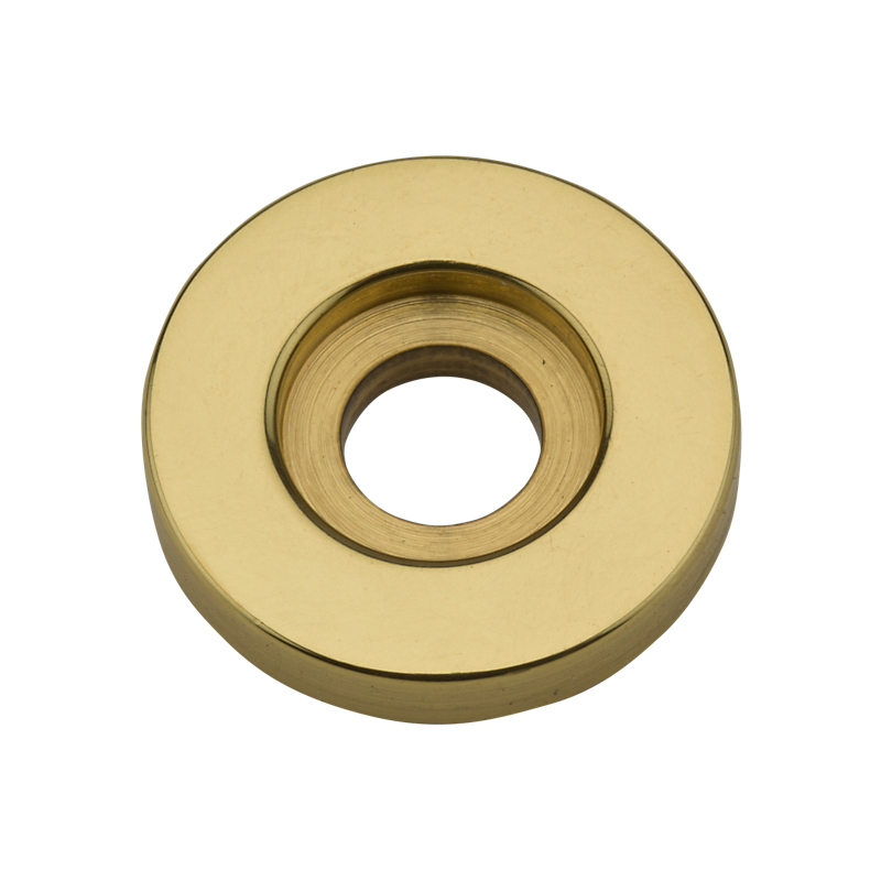 4989030 0.62 In. Dia. Polished Brass Cabinet Pull Base