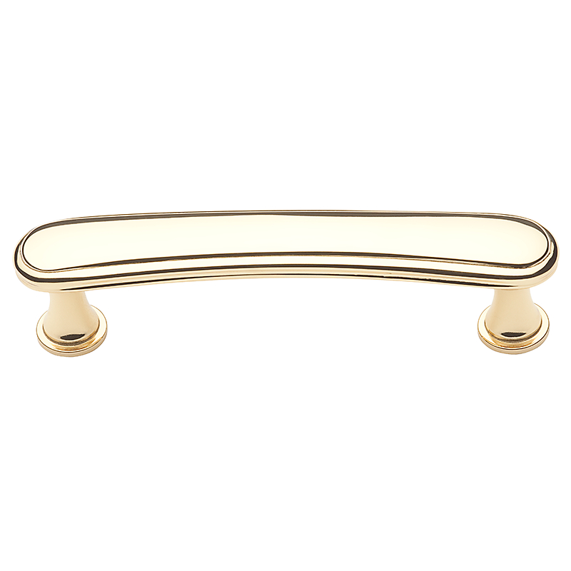 4367030 4 In. Dia. Polished Brass Center To Center Severin Fayerman Pull