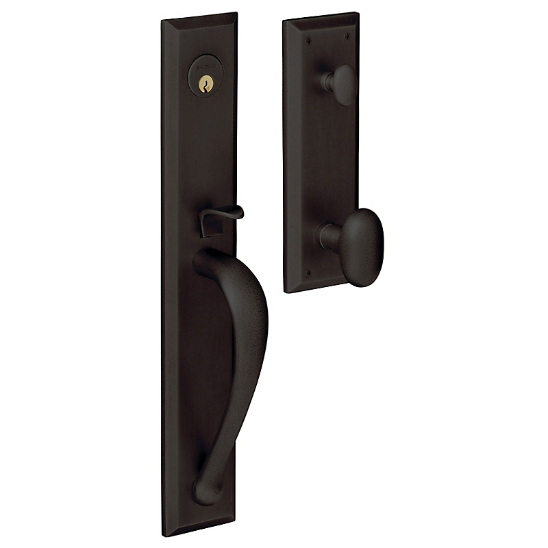 6403102rent Cody Style Full Escutcheon Single Cylinder Right Handed Handleset - Oil Rubbed Bronze
