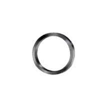 0.25 In. Blocking Ring Cylinder Collar, Oil Rubbed Bronze