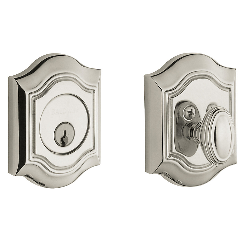 8237055 Bethpage Deadbolt, Polished Nickel With Lifetime