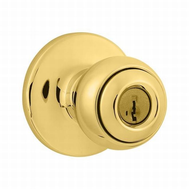 Kwikset 400p-3s Polo Entry Door Locks Smart Key - Bright Brass
