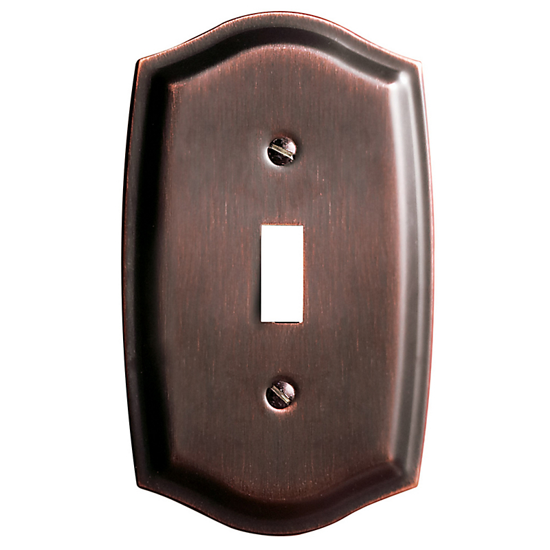 4756112 5.125 X 3 In. Colonial Switch Plate - Single Toggle, Venetian Bronze
