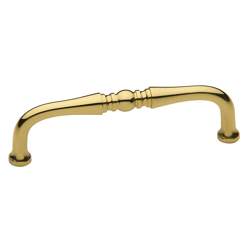 4967030 3.5 In. Center To Center Colonial Cabinet Pull, Polished Brass