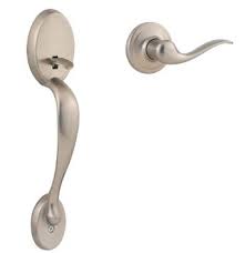 Kwikset 815CETNLLH-15 Left Hand Single Cylinder Chelsa Handleset with Interior Left Hand Tustin Trim No DeadBolt - Satin Nickel Kwikset 815CETNLLH-15 Left Hand Single Cylinder Chelsa Handleset with Interior Left Hand Tustin Trim No DeadBolt - Satin Nickel