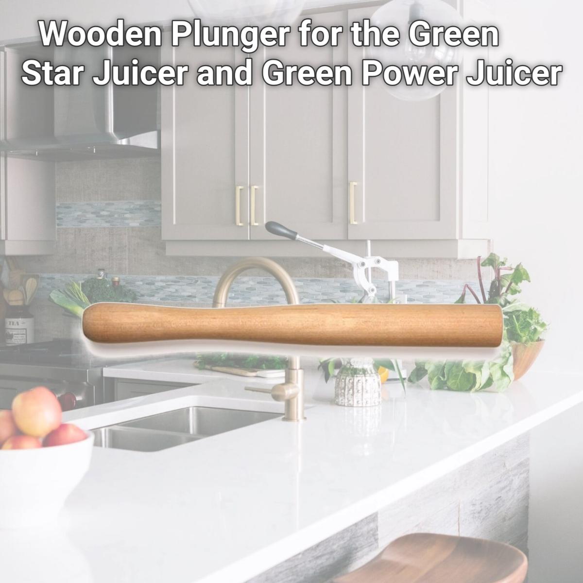 Picture of Tribest GS036 Wooden Plunger for the Green Star Juicer and Green Power Juicer