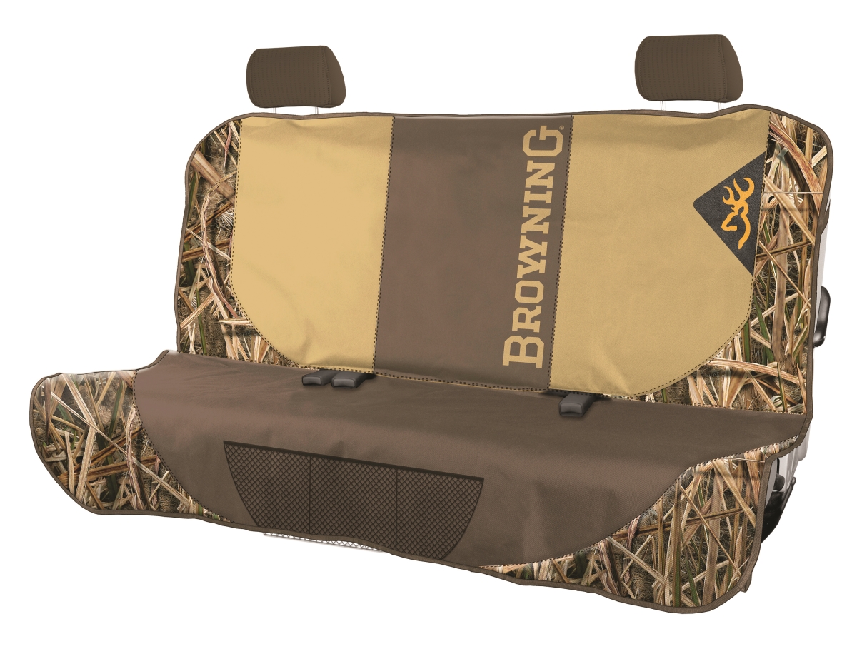 Bpt3007 Bench Seat Cover For Pets - Mossy Oak Shadow Grass & Brown
