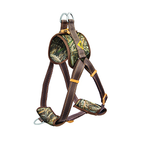 P000003490199 1 X 27-32 In. Medium Walking Dog Harness - Teak & Mossy Oak Shadow Grass Blades
