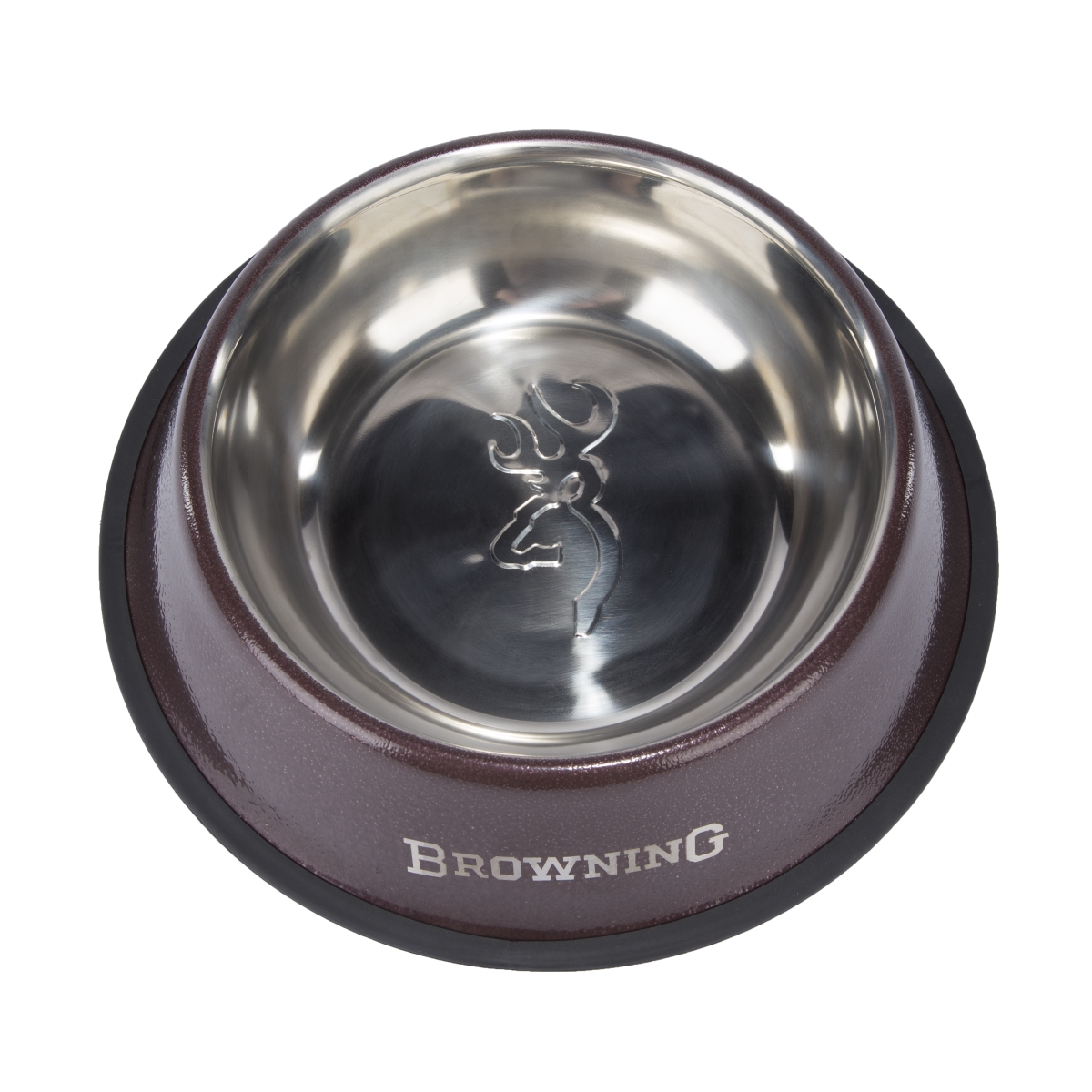 P000021520199 11 In. Extra Large Stainless Steel Pet Dish - Bronze